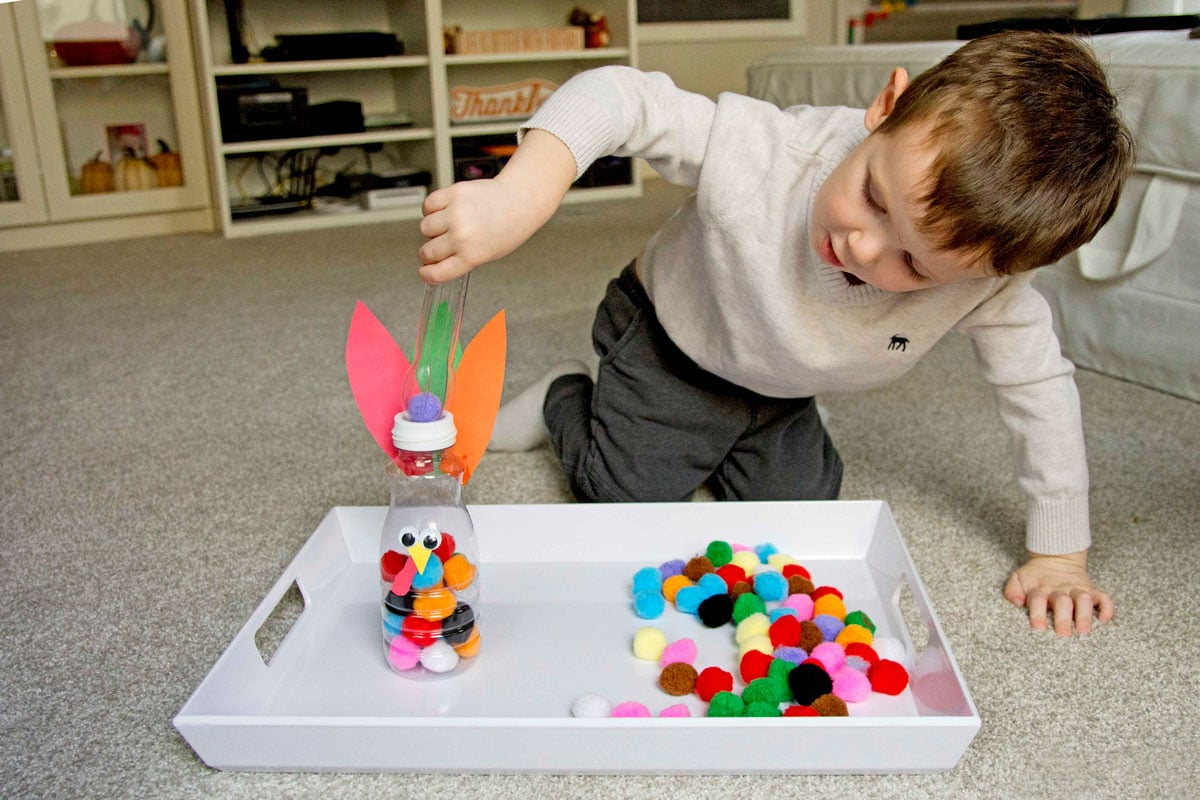 Feed The Turkey Thanksgiving Activity - Busy Toddler for Feed The Turkey Template