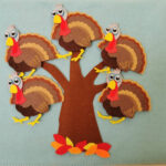 Five Fat Turkeys Flannel Board Felt Story Song/Thanksgiving Turkey Pertaining To Fat Turkey Template For Toddlers