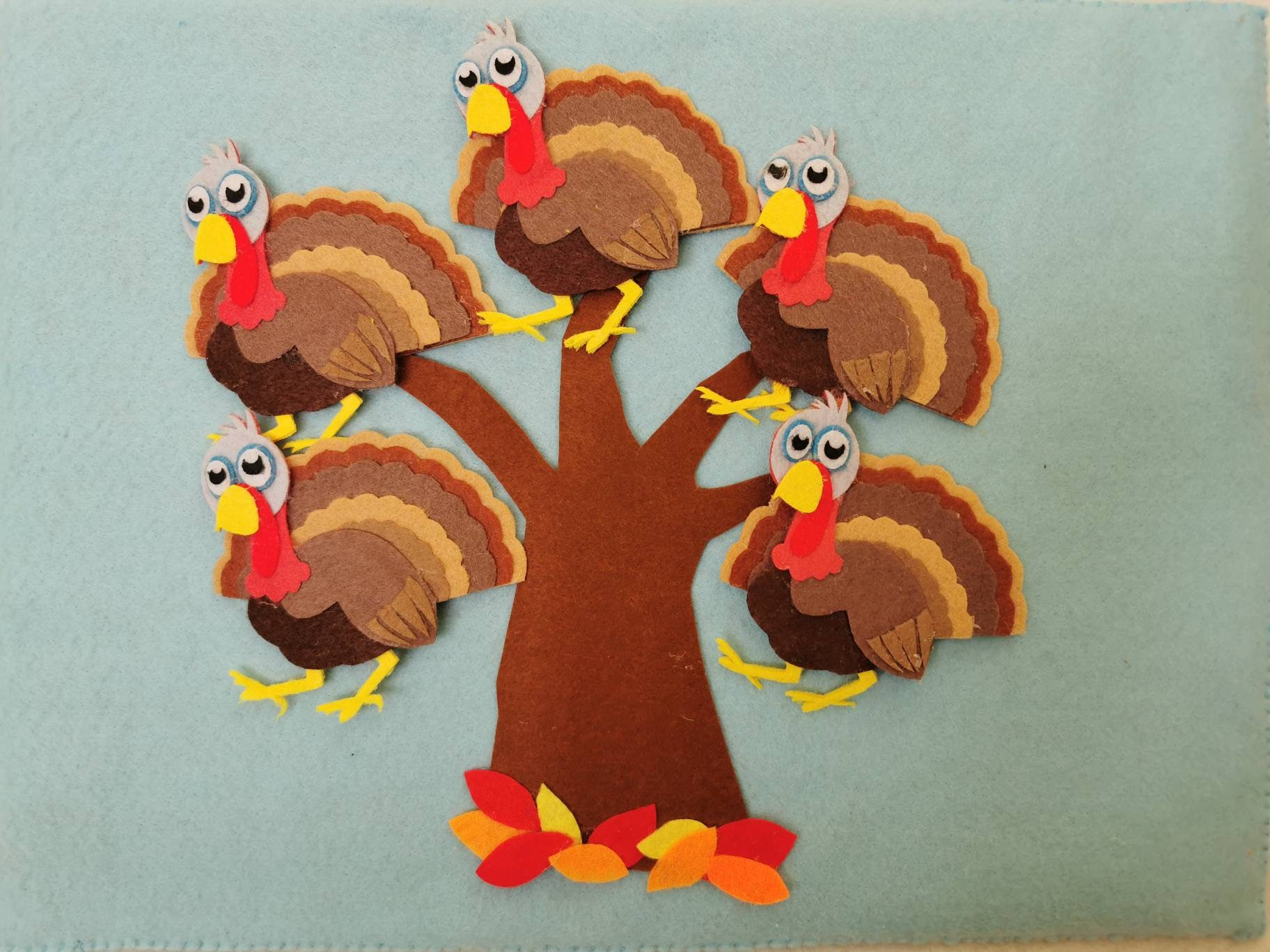 Five Fat Turkeys Flannel Board Felt Story Song/Thanksgiving Turkey pertaining to Fat Turkey Template For Toddlers