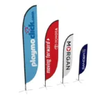 Flex Feather Flag | Outdoor Event Display | Moddisplays In Zoom Feather Flag Template