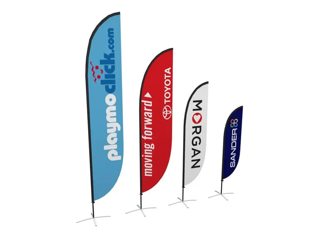 Flex Feather Flag | Outdoor Event Display | Moddisplays with regard to Zoom 3 Feather Flag Template