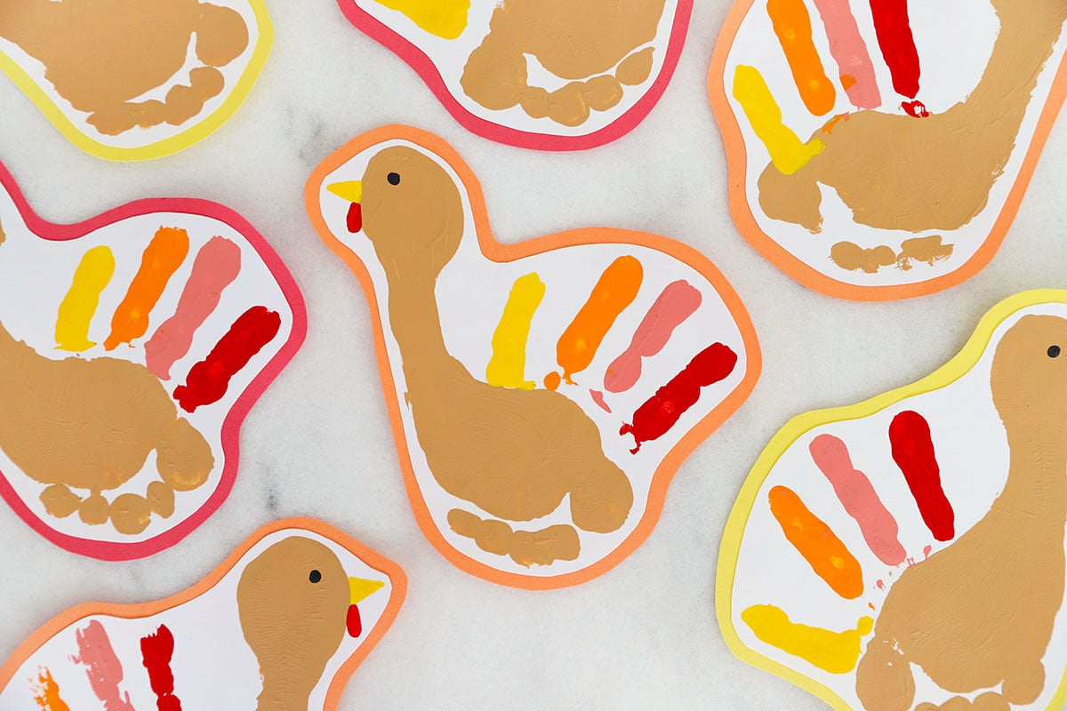 Footprint Turkey - The Best Ideas For Kids throughout Turkey Footprint Template