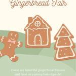 Free And Customizable Gingerbread Templates For Gingerbread House Flyer Template