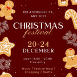 Free And Customizable Gingerbread Templates Within Gingerbread House Flyer Template