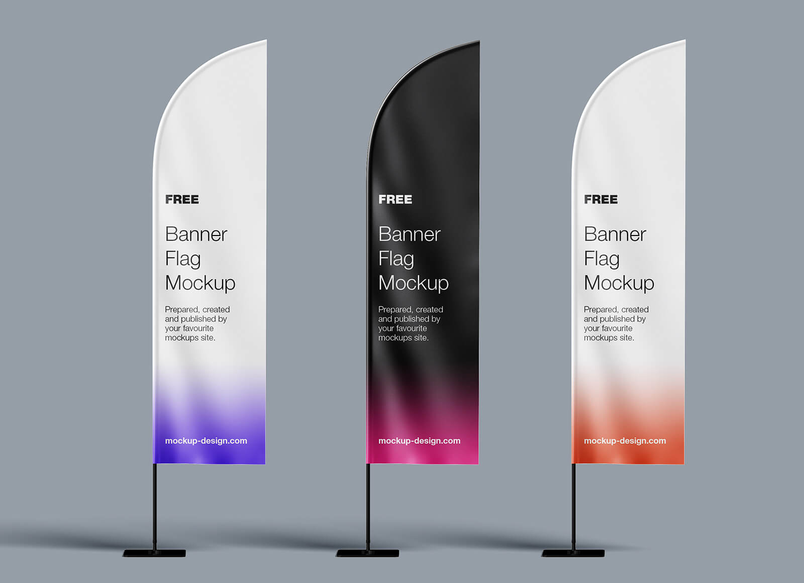 Free Blade Feather Flag Banner Mockup Psd Set - Good Mockups pertaining to Feather Banner Template