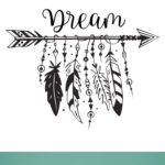 Free Boho Feather With Arrow Svg, Png, Eps & Dxfcaluya Design In Arrow Feather Printable Template