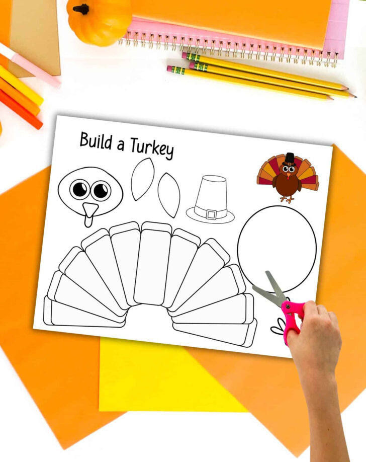 Free Printable Build a Turkey Template