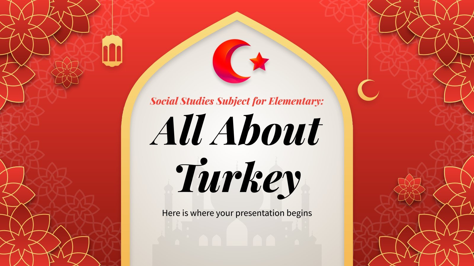 Free Google Slides And Powerpoint Templates About Turkey pertaining to Turkey Google Slides Template