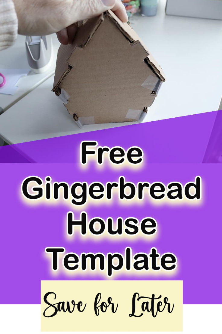 Free Interlocking Gingerbread House Template Pdf Download pertaining to Interlocking Gingerbread House Template