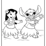 Free Lilo & Stitch Coloring Pages (Printable Pdf) Pertaining To Printable Lilo Feather Template