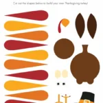 Free Printable Build A Turkey Cutout   Favorite Printables Within Free Build A Turkey Template