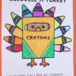 Free Printable Disguise A Turkey Template   Pjs And Paint Inside Disguise A Turkey Crayon Box Template