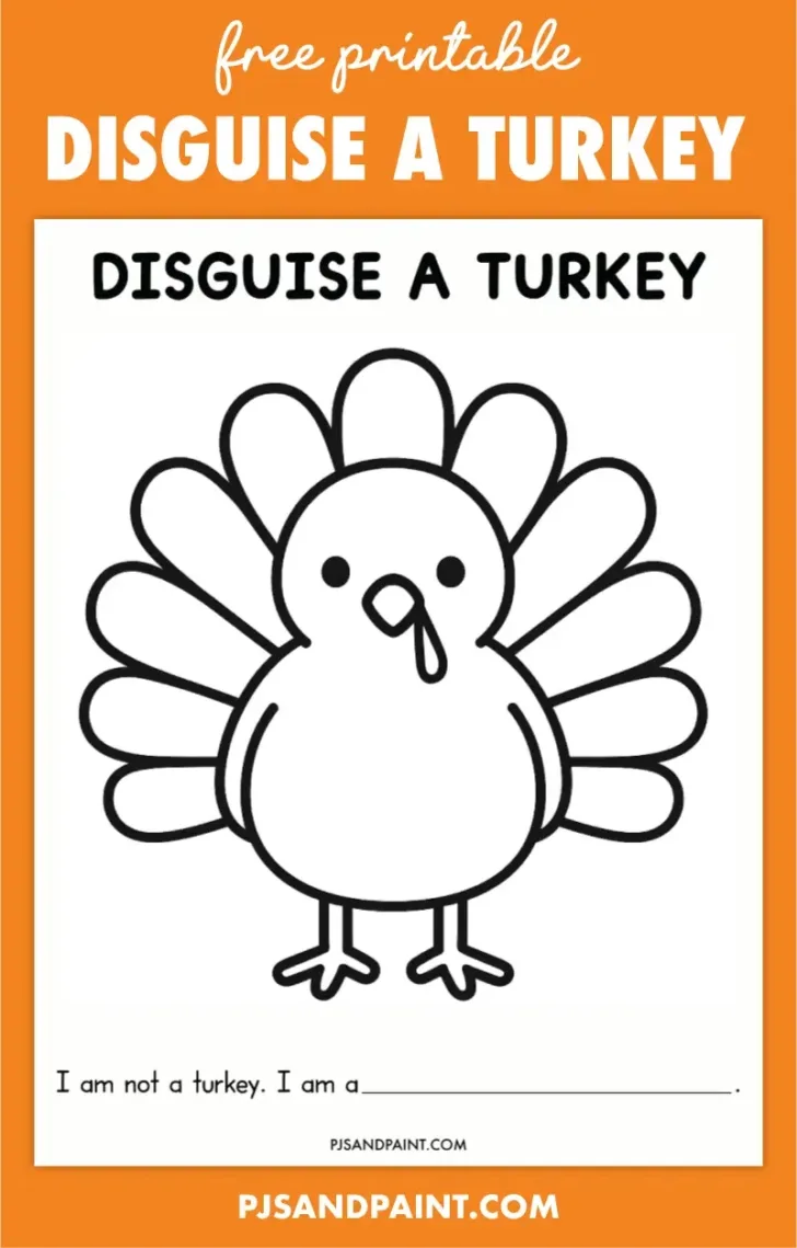 I Am Not a Turkey Template