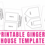Free Printable Gingerbread House Template Intended For Large Gingerbread House Template Free Download
