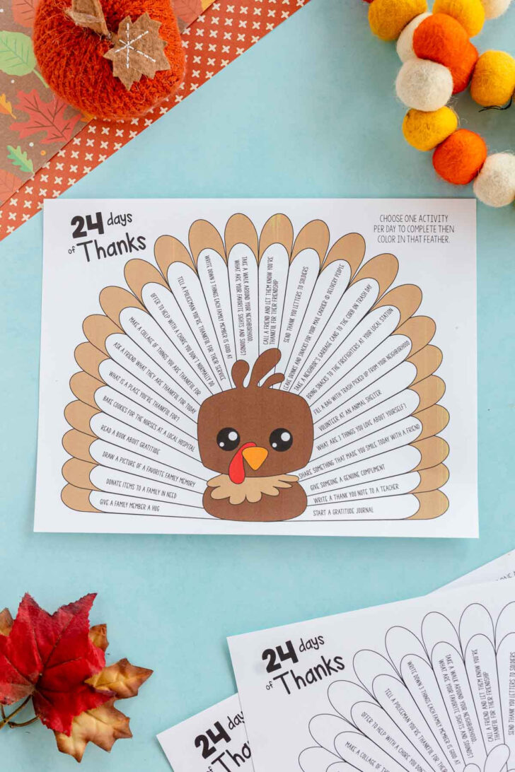Free Printable Turkey Gobble Template