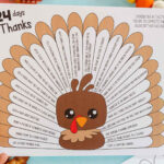 Free Printable Gratitude Thanksgiving Turkeys   Play Party Plan Intended For Grateful Turkey Template