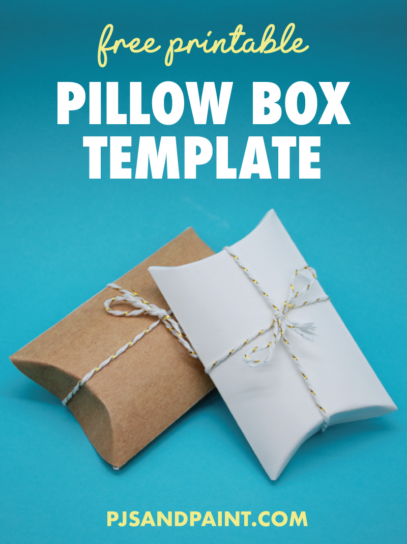 Free Printable Pillow Box Template | Diy Gift Box - Pjs And Paint with regard to Free Printable Turkey Pillow Boxes Template In Black and White