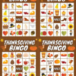 Free Printable Thanksgiving Bingo Game (20 Cards)   Play Party Plan With Turkey Bingo Template