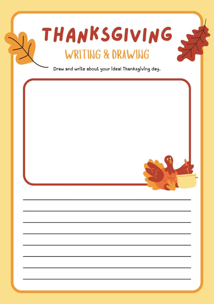 Free Turkey Writing Template Free Turkey Writing Template