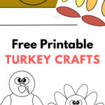 Free Printable Turkey Craft For Thanksgiving   For Printable Preschool Turkey Template