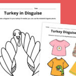 Free Printable Turkey Disguise Template Thanksgiving Activity Pertaining To Free Printable Disguise Your Turkey Template