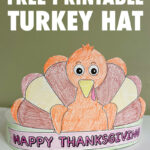 Free Printable Turkey Hat   Thanksgiving Turkey Crown Pertaining To Free Printable Turkey Hat Template