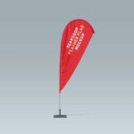 Free Teardrop Feather Flag Mockup Psd Set   Good Mockups Within Teardrop Feather Banner Template Psd