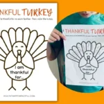 Free Thankful Turkey Printable: A Fun & Easy Gratitude Craft For Kids Intended For Turkey Feather Template I Am Thankful For Free Printable