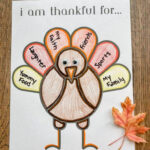 Free Thanksgiving "I Am Thankful For" Printable   Fox Farm Home Throughout Free Thankful Turkey Craft Template