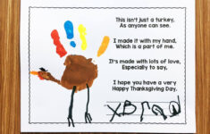 Free Turkey Handprint Poem – Simply Kinder intended for Turkey Handprint Poem Template