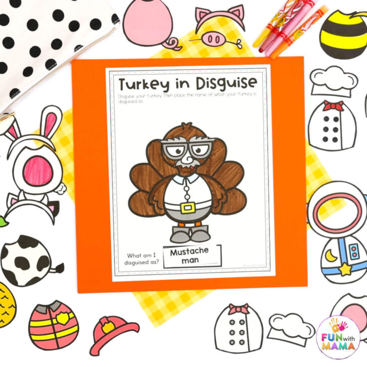 Family Turkey Project Printable Template Family Turkey Project Printable Template
