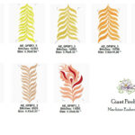 Giant Firebird Feathers Machine Embroidery Design (6X12 Or 8X12 With Giant Feather Pattern Template