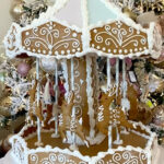 Gingerbread Carousel With Carousel Gingerbread House Template