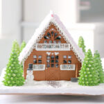 Gingerbread Chalet Inside Chalet Gingerbread House Template
