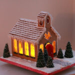 Gingerbread Church Inside Church Gingerbread House Template