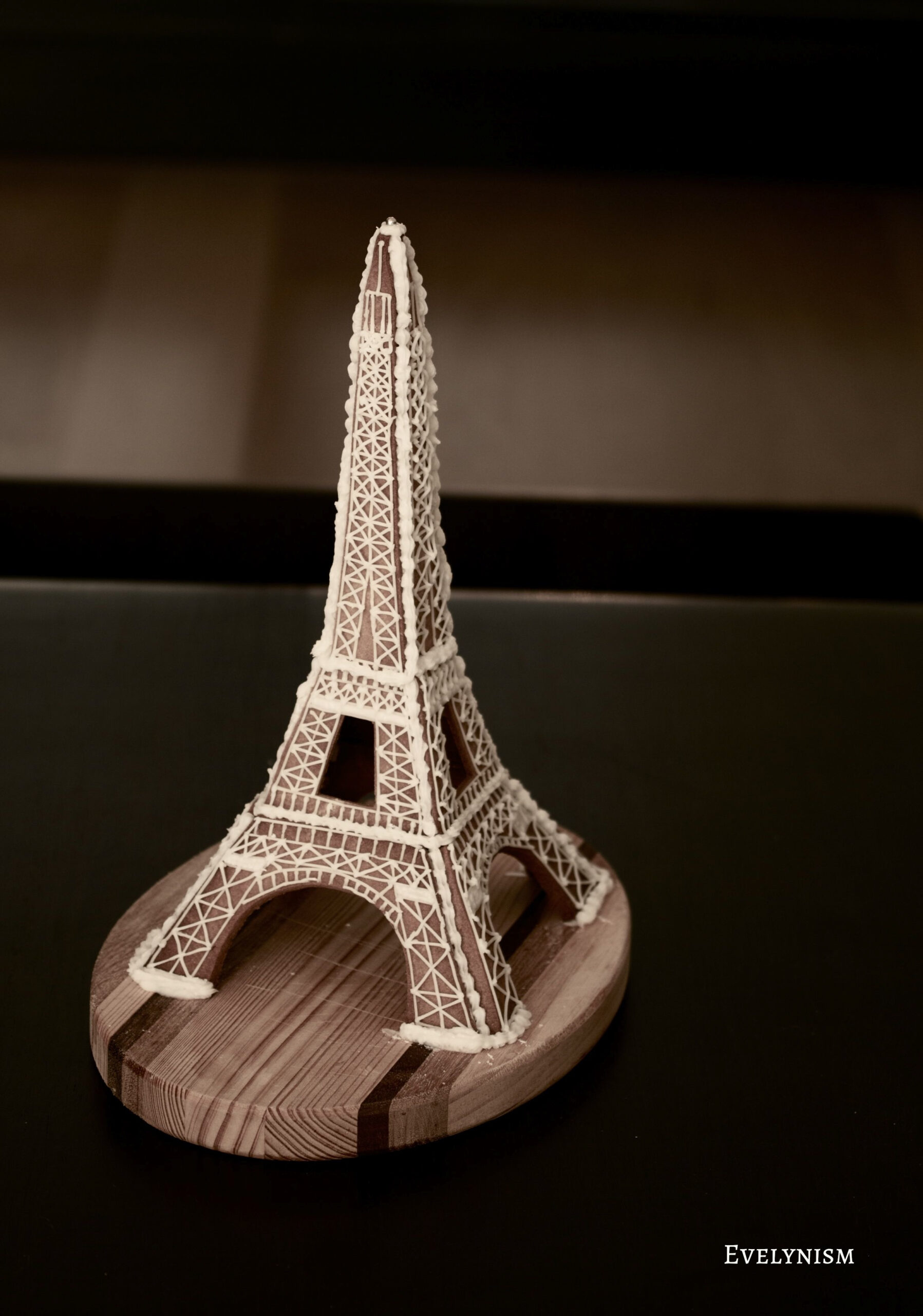 Gingerbread Eiffel Tower | 100 Days Of Evelyn intended for Eiffel Tower Gingerbread House Template