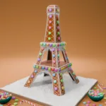 Gingerbread Eiffel Tower   Template In Eiffel Tower Gingerbread House Template