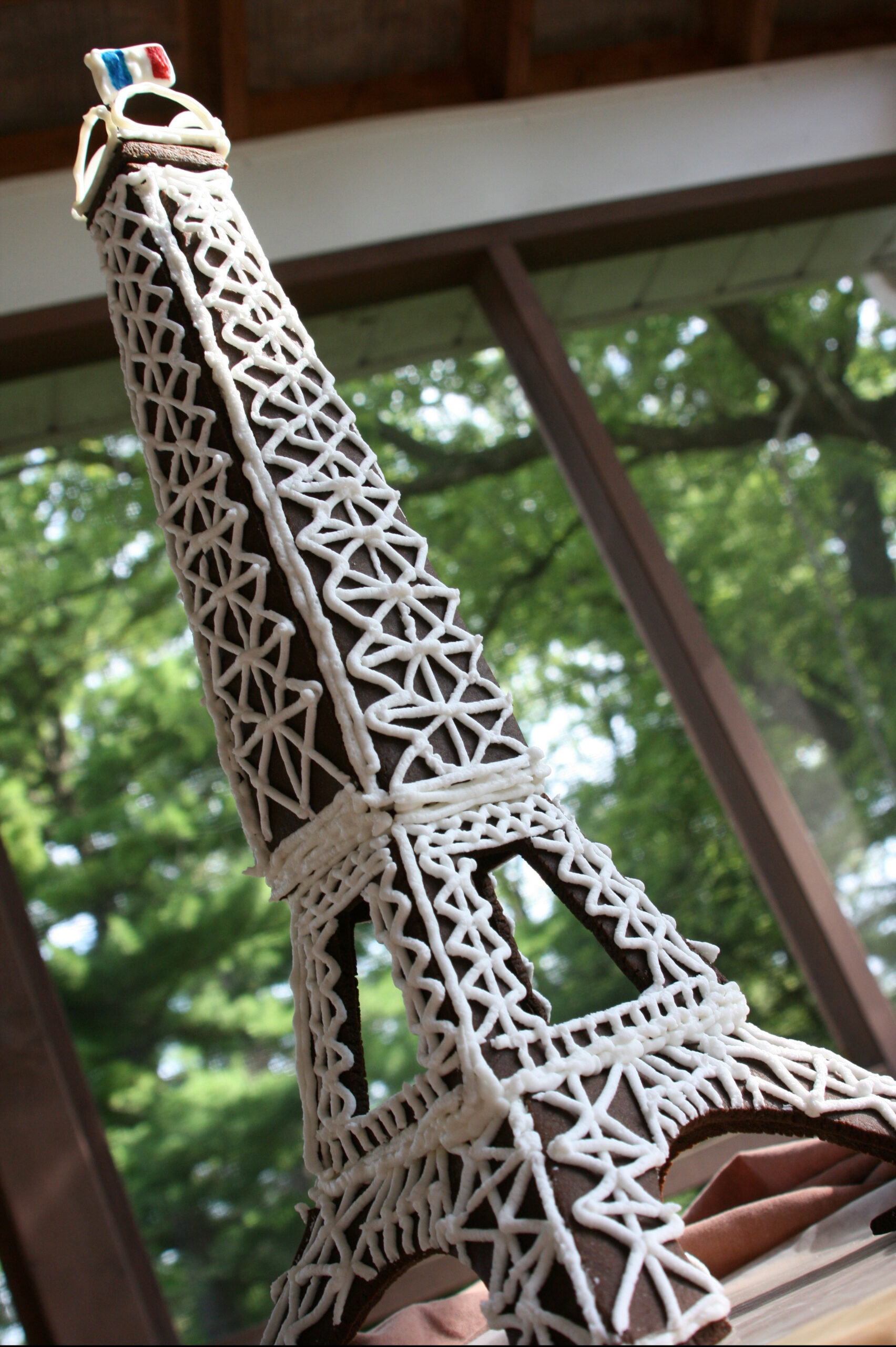 Gingerbread Eiffel Tower throughout Eiffel Tower Gingerbread House Template