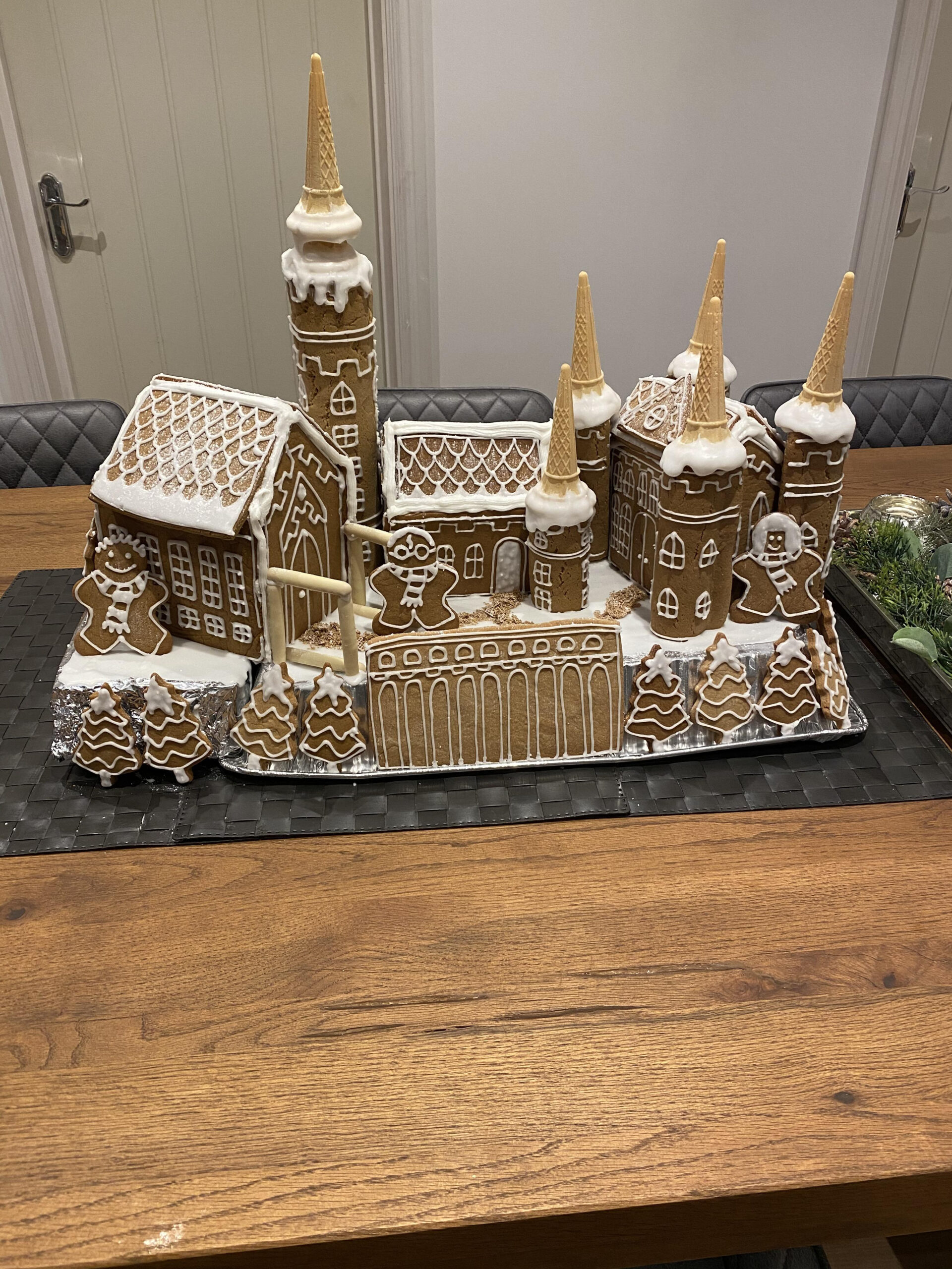 Gingerbread Hogwarts : R/Harrypotter for Hogwarts Gingerbread House Template