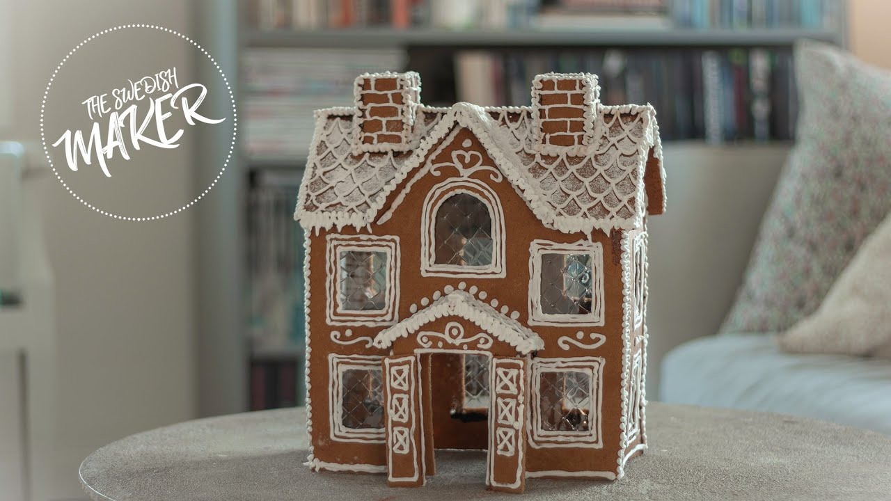 Gingerbread House From Scratch With Template To Download : R/Baking with regard to Victorian Gingerbread House Templates Free