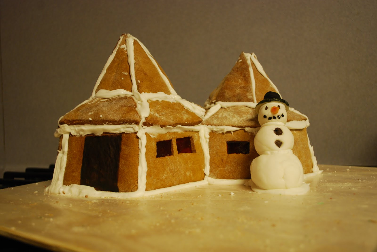 Gingerbread House: Hagrid&amp;#039;S Hut | Happychappyhouse throughout Hagrid&amp;#039;S Hut Gingerbread House Template