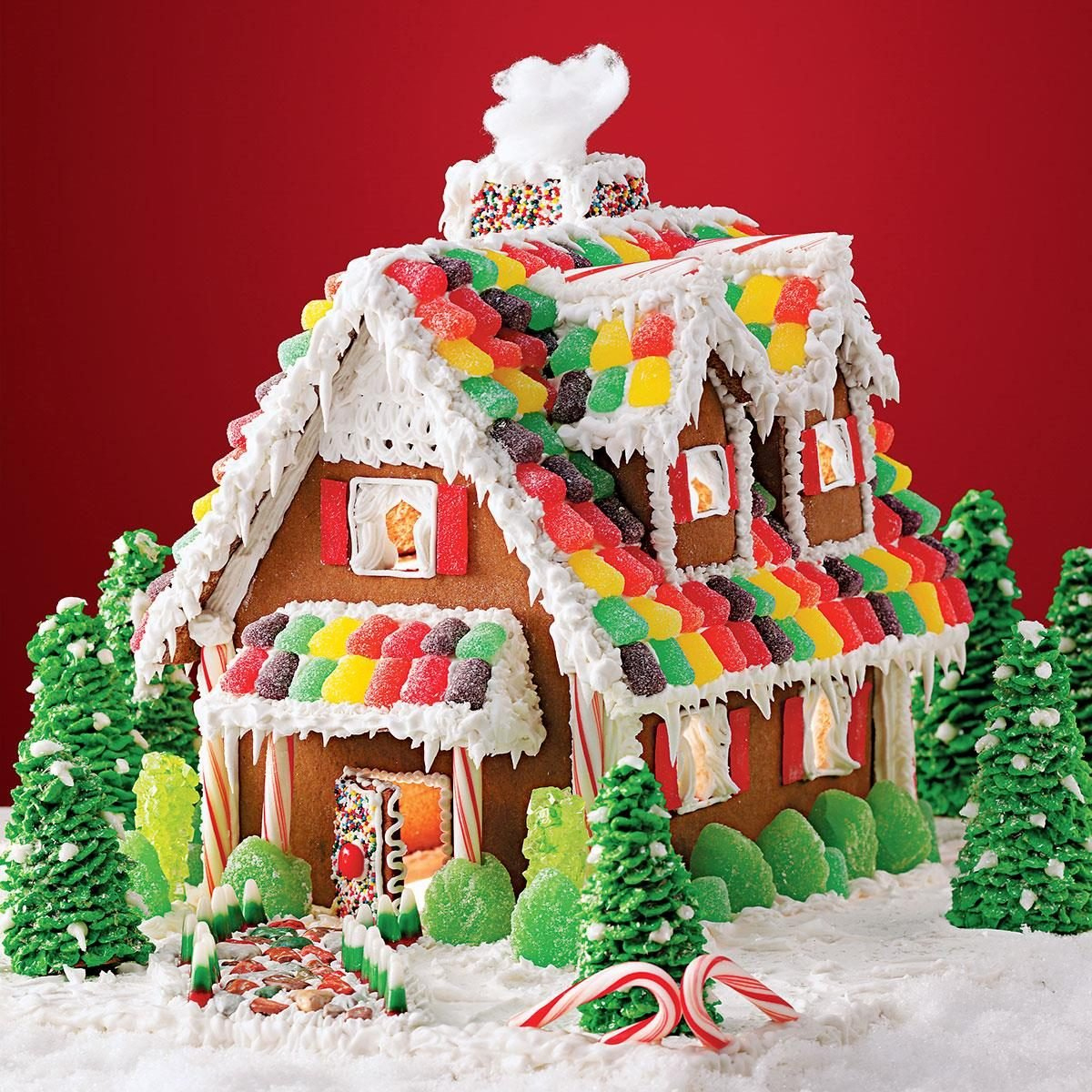 Gingerbread House intended for Taste Of Home Gingerbread House Template