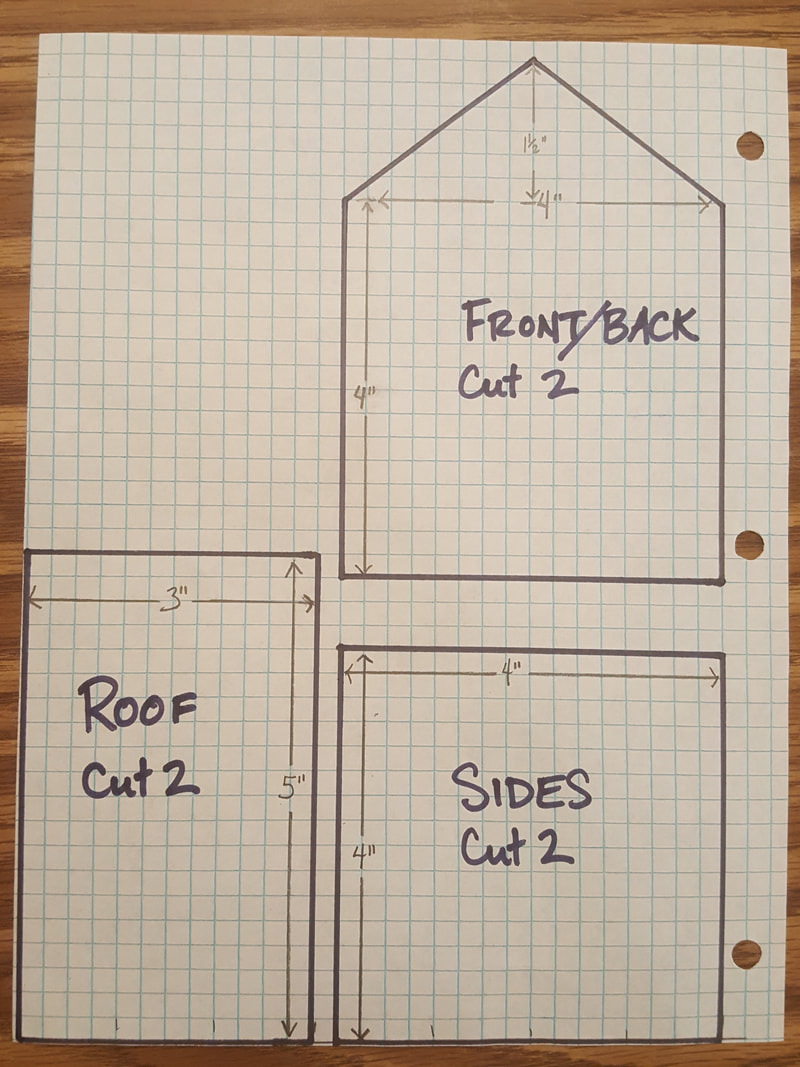 Gingerbread House Pattern - The Provident Homemaker with regard to Medium Gingerbread House Template