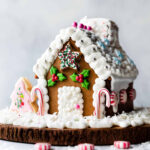 Gingerbread House Recipe (Video) Within Sally'S Baking Addiction Gingerbread House Template