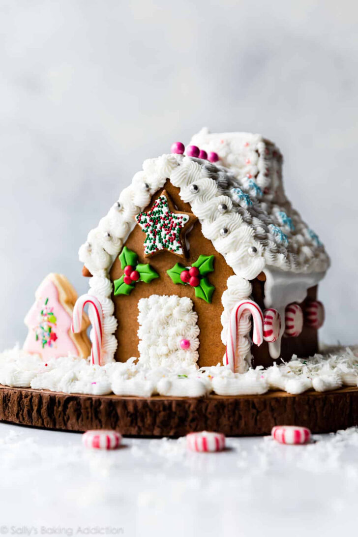 Sally's Baking Addiction Gingerbread House Template