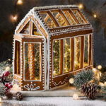 Gingerbread House Recipe Within Greenhouse Gingerbread House Template