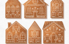 Gingerbread House Template Printable – Etsy Canada in Printable Victorian Gingerbread House Template