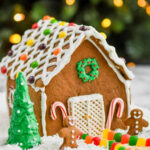 Gingerbread House Template Round Up — Sleepingmakesmehungry With Martha Stewart Gingerbread House Template