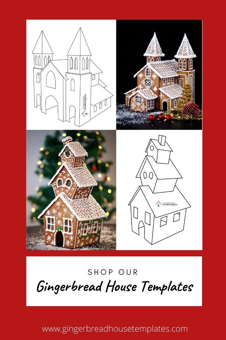 Gingerbread House Templates intended for 2d Gingerbread House Template
