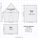 Gingerbread House Templates (Printable Patterns & Stencils) – Free Intended For Small Gingerbread House Template